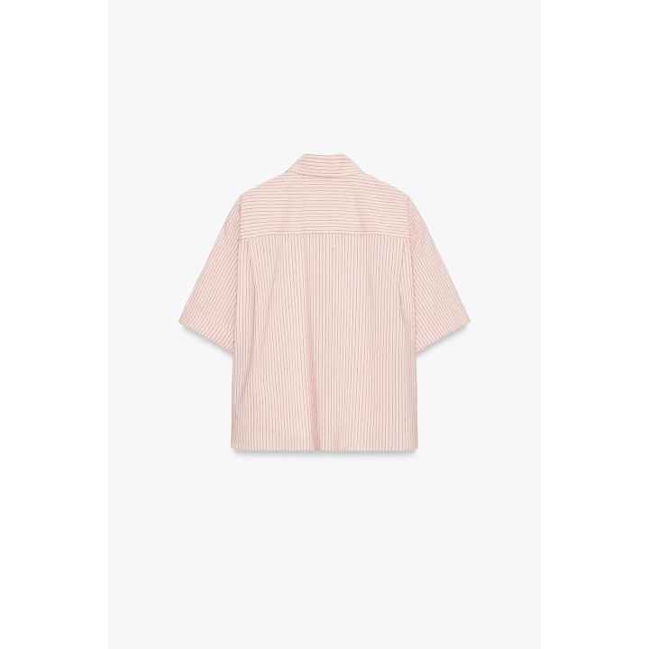 РУБАШКА ИЗ ПОПЛИНА С КАРМАНОМ