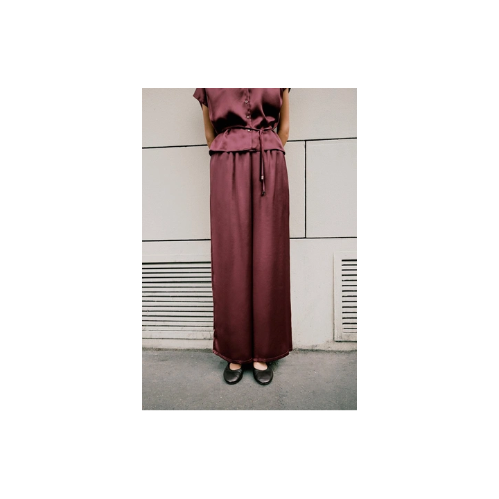 БРЮКИ СЛИМ С ВЫСОКОЙ ПОСАДКОЙ