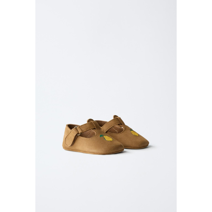 Туфли из кожи в стиле t-bar