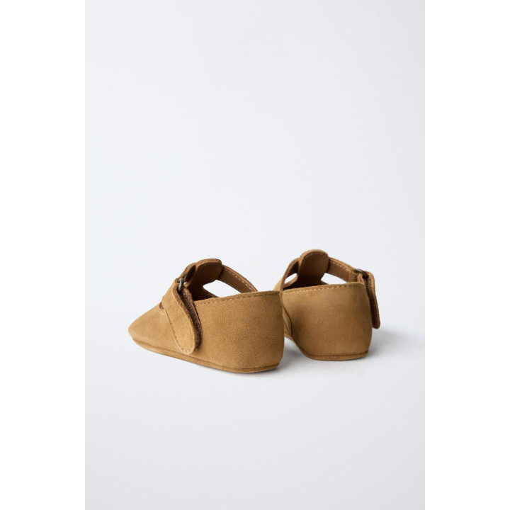 Туфли из кожи в стиле t-bar