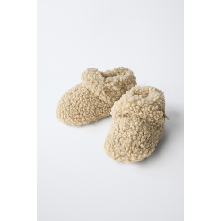 Ботинки из меха искусственного овчарика