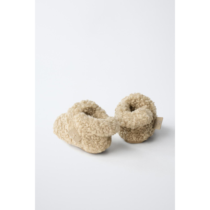 Ботинки из меха искусственного овчарика