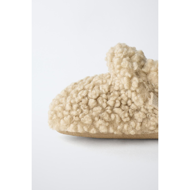 Ботинки из меха искусственного овчарика