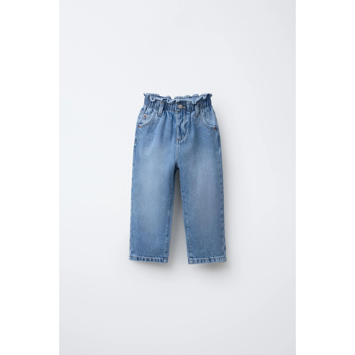 Джинсы с бумажными карманами в форме сердца