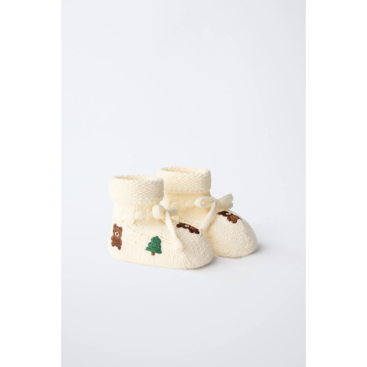 Ботильоны с бантом