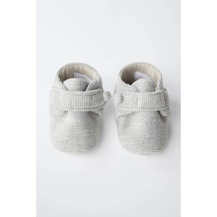 Вязаные ботильоны