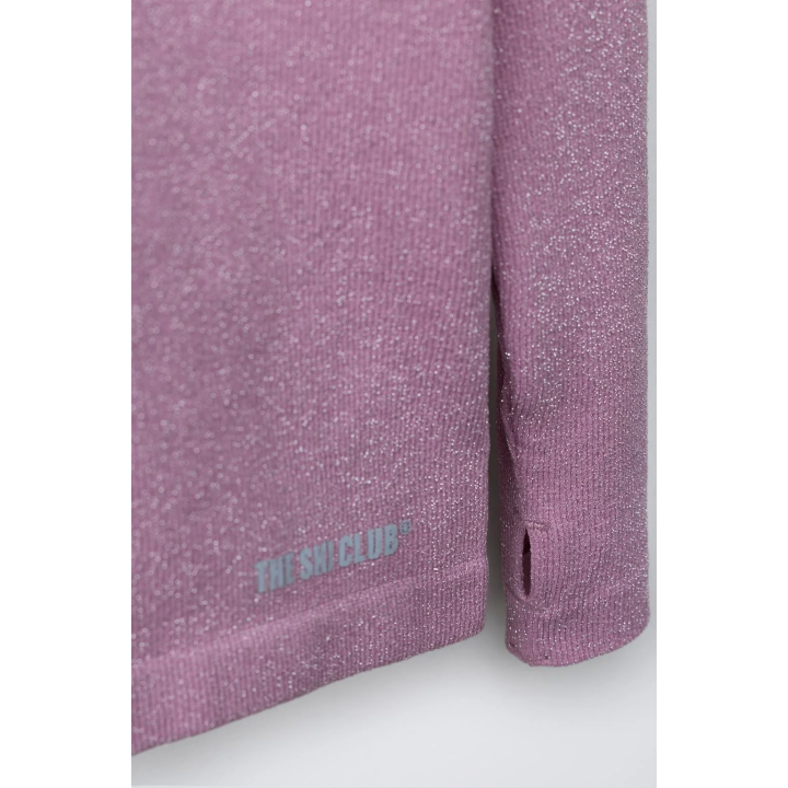 Футболка из блестящей дышащей коллекции лыжной одежды