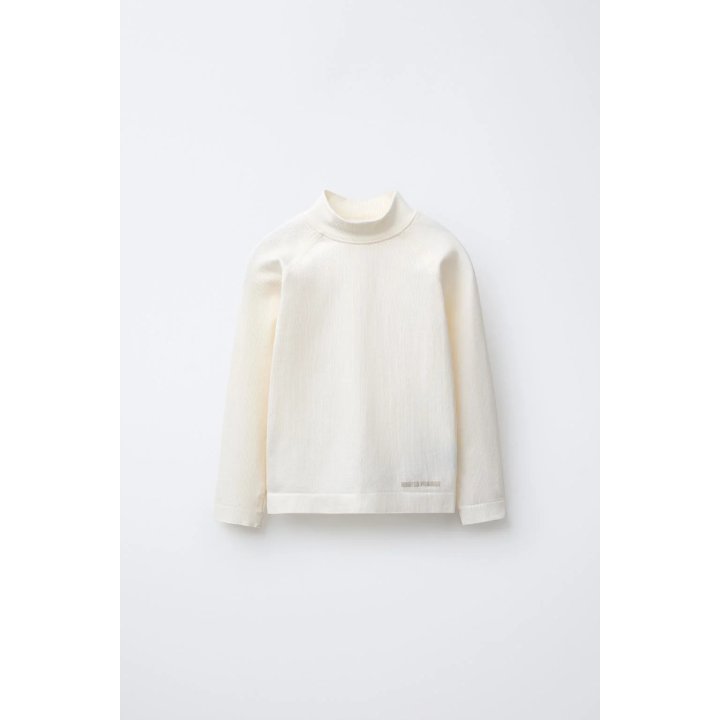 ТЕРМОФУТБОЛКА В РУБЧИК С РЕЛЬЕФНОЙ НАДПИСЬЮ