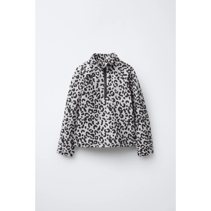 ТЕРМОФУТБОЛКА С ДЫШАЩЕЙ ТКАНЬЮ И АНИМАЛИСТИЧЕСКИМ ПРИНТОМ