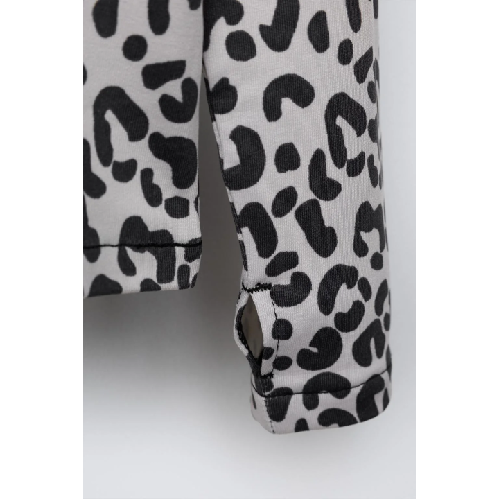 ТЕРМОФУТБОЛКА С ДЫШАЩЕЙ ТКАНЬЮ И АНИМАЛИСТИЧЕСКИМ ПРИНТОМ