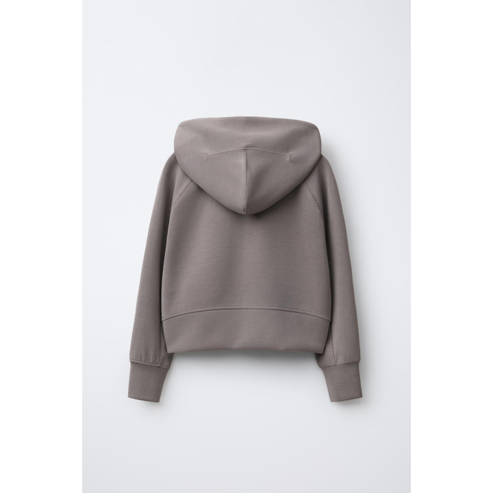 КУРТКА НА МОЛНИИ С ТЕКСТОМ И МОДАЛОМ