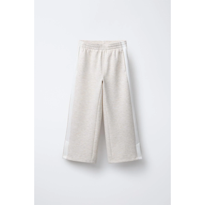 БРЮКИ WIDE LEG С ЛАМПАСАМИ