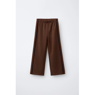 Брюки с модальным волокном и контрастной окантовкой