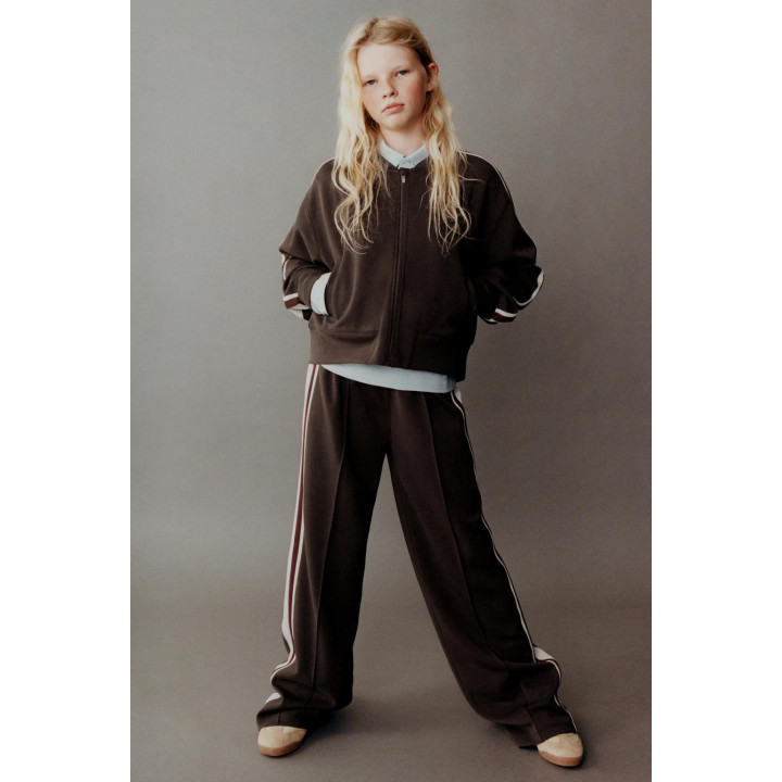 БРЮКИ WIDE LEG С ЛАМПАСАМИ ИЗ МОДАЛА