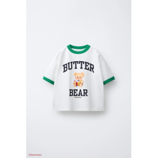 Футболка butterbear © с деталями отделки