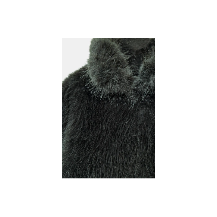 КОРОТКОЕ ПАЛЬТО ИЗ ИСКУССТВЕННОГО МЕХА С ЗАСТЕЖКАМИ-ТОГГЛ