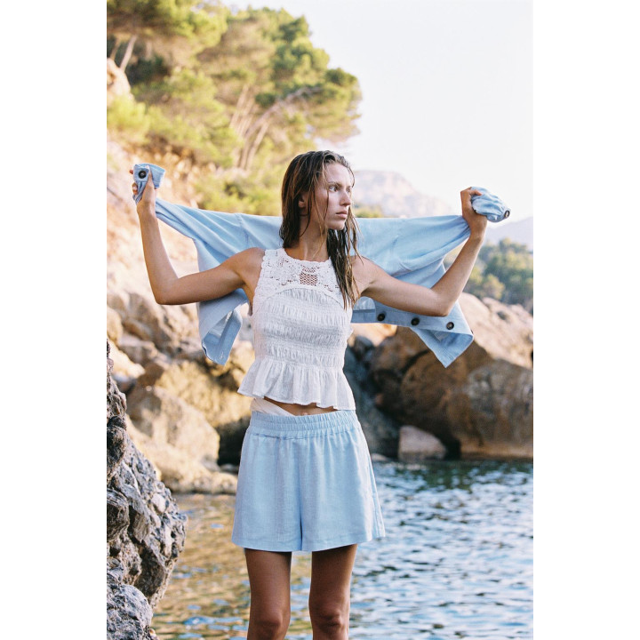 ШОРТЫ-БОКСЕРЫ ИЗ ЛЬНА