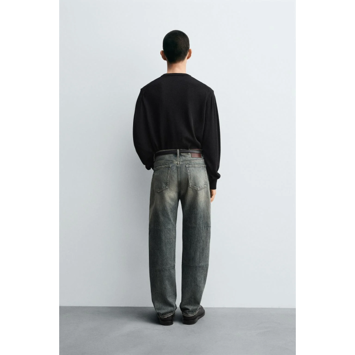 ДЖИНСЫ STRAIGHT FIT СО ШВАМИ