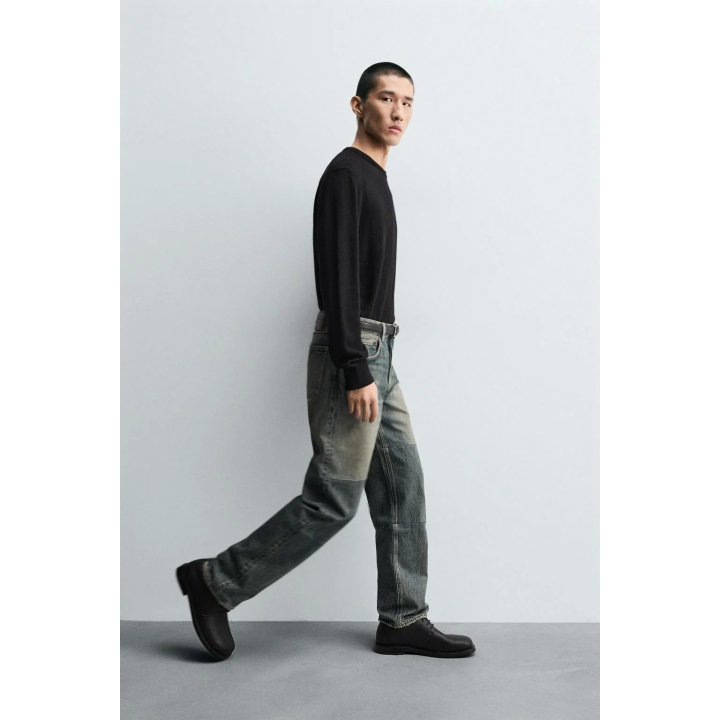 ДЖИНСЫ STRAIGHT FIT СО ШВАМИ