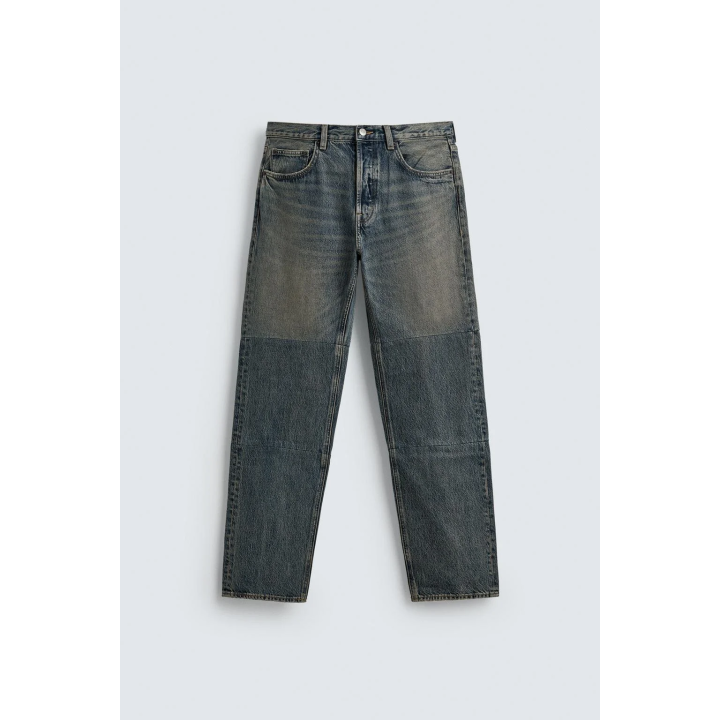 ДЖИНСЫ STRAIGHT FIT СО ШВАМИ