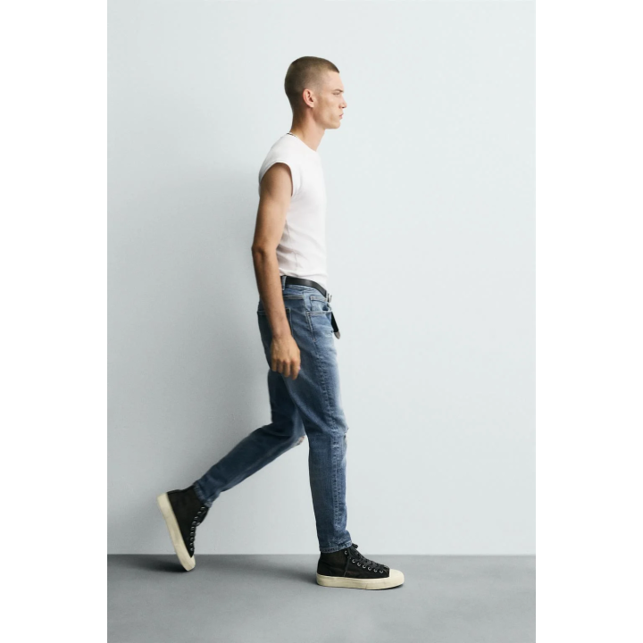 ДЖИНСЫ SKINNY FIT С РАЗРЕЗАМИ