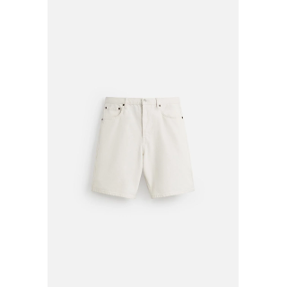 Джинсовые бермуды прямого кроя