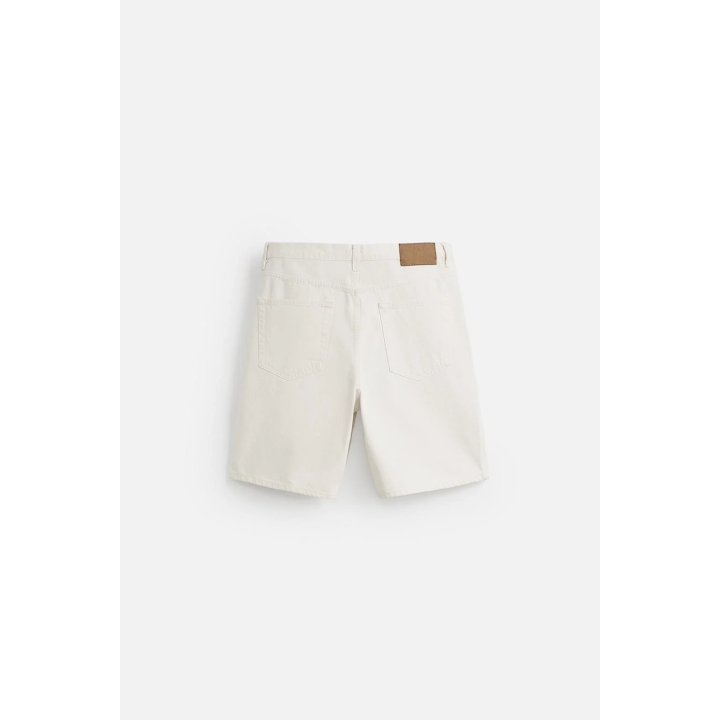 Джинсовые бермуды прямого кроя