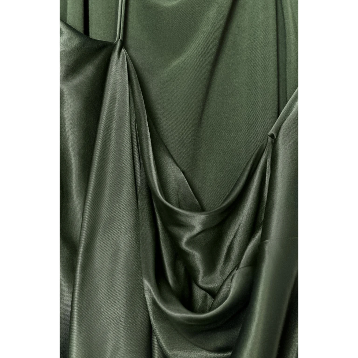 АСИММЕТРИЧНОЕ АТЛАСНОЕ ПЛАТЬЕ — ZW COLLECTION