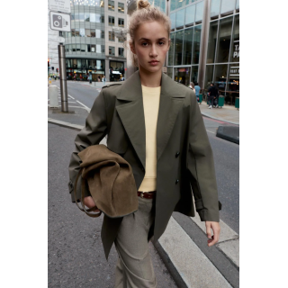 ДВУБОРТНЫЙ НЕПРОМОКАЕМЫЙ ВЕТРОЗАЩИТНЫЙ ТРЕНЧ