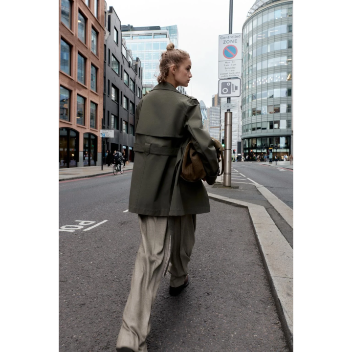 ДВУБОРТНЫЙ НЕПРОМОКАЕМЫЙ ВЕТРОЗАЩИТНЫЙ ТРЕНЧ