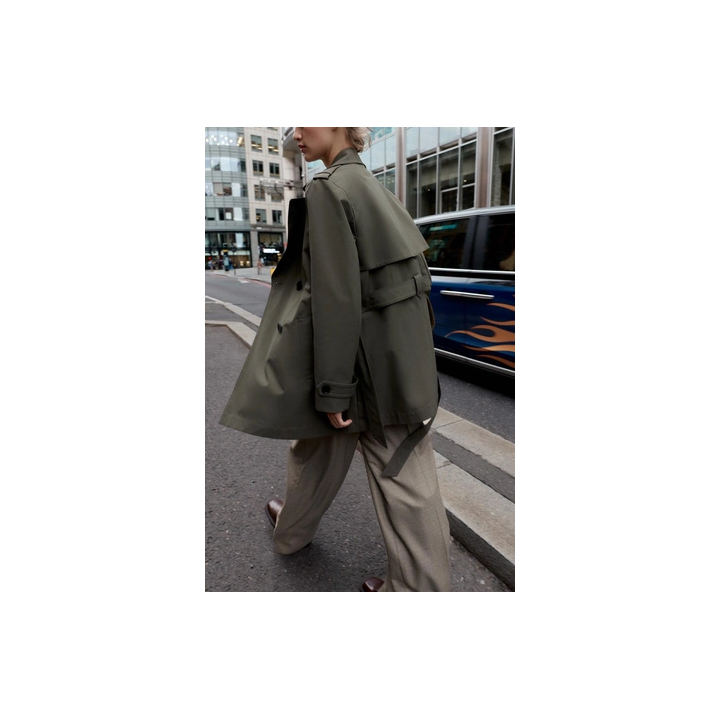 ДВУБОРТНЫЙ НЕПРОМОКАЕМЫЙ ВЕТРОЗАЩИТНЫЙ ТРЕНЧ