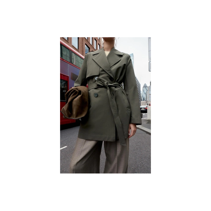 ДВУБОРТНЫЙ НЕПРОМОКАЕМЫЙ ВЕТРОЗАЩИТНЫЙ ТРЕНЧ