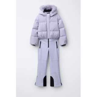 Комбинезон из ветронепроницаемого и водостойкого пуха с съемным капюшоном, коллекция лыжная recco®