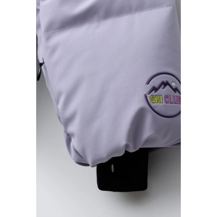 Комбинезон из ветронепроницаемого и водостойкого пуха с съемным капюшоном, коллекция лыжная recco®