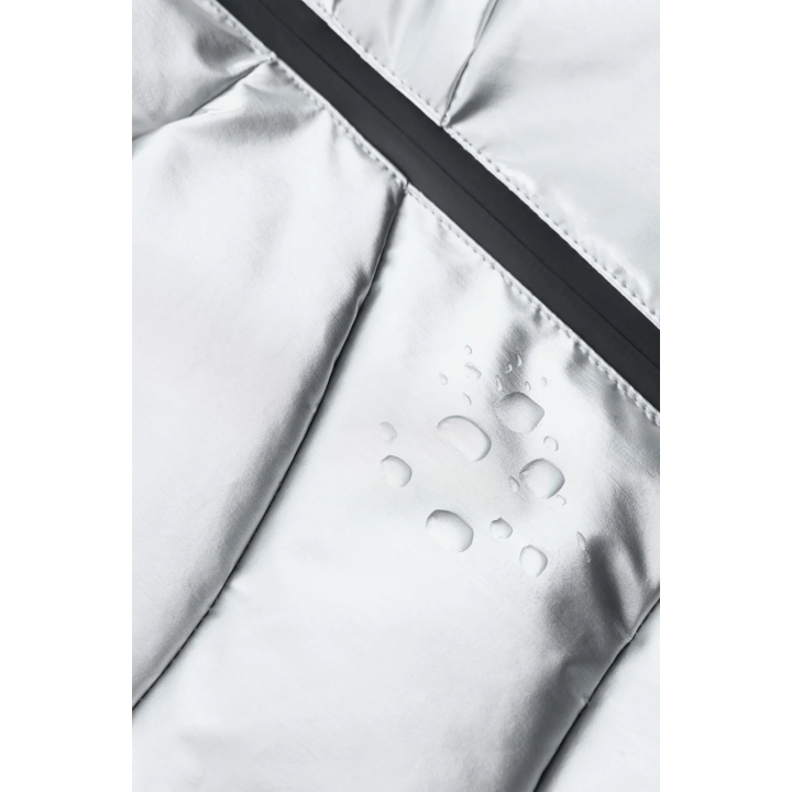 Металлическая водооталкивающая и ветрозащитная пуховая куртка с системой recco® для лыжной коллекции