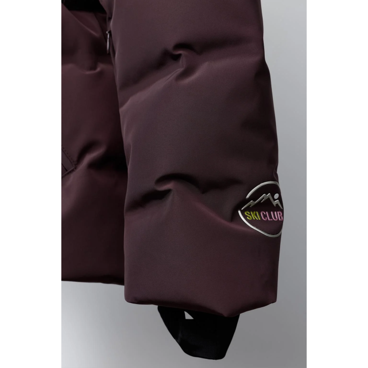 Пуховик с поясом коллекции для катания на лыжах recco®