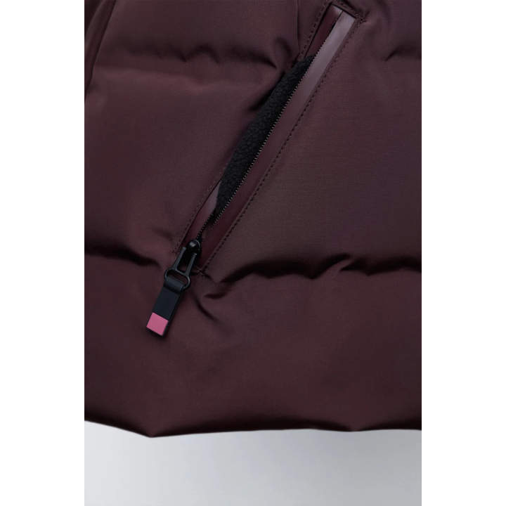 Пуховик с поясом коллекции для катания на лыжах recco®