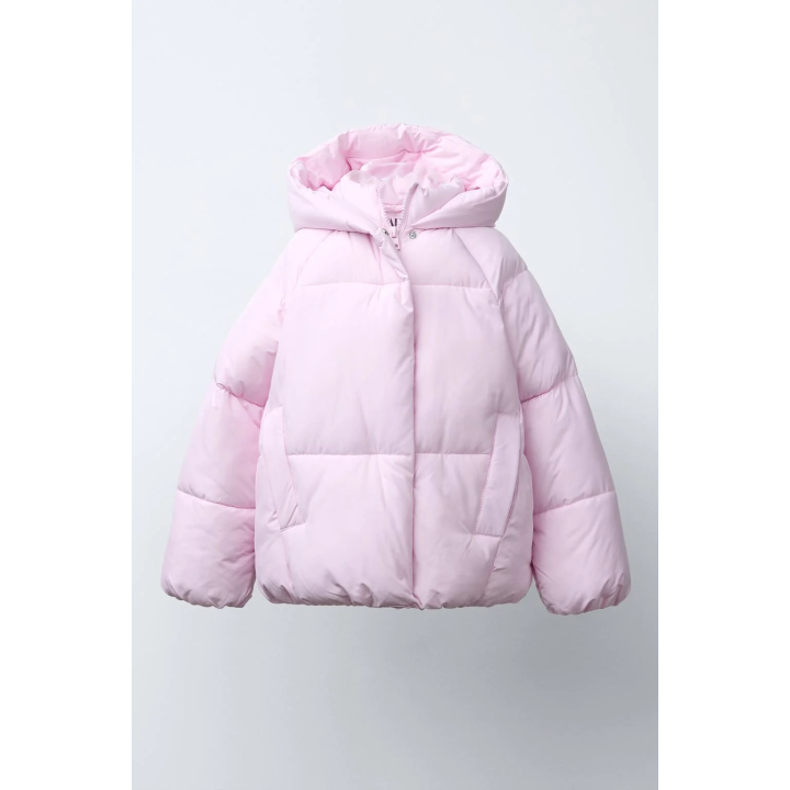 СТЕГАНАЯ КУРТКА С КАПЮШОНОМ