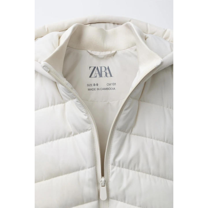 СТЕГАНАЯ КУРТКА С РУКАВАМИ ИЗ НЕОПРЕНА