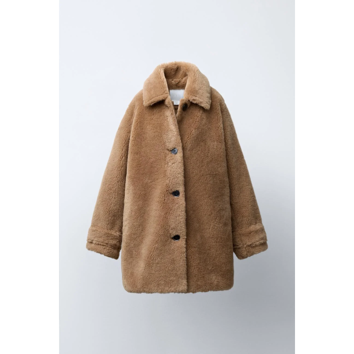 ПАЛЬТО ИЗ ИСКУССТВЕННОГО МЕХА