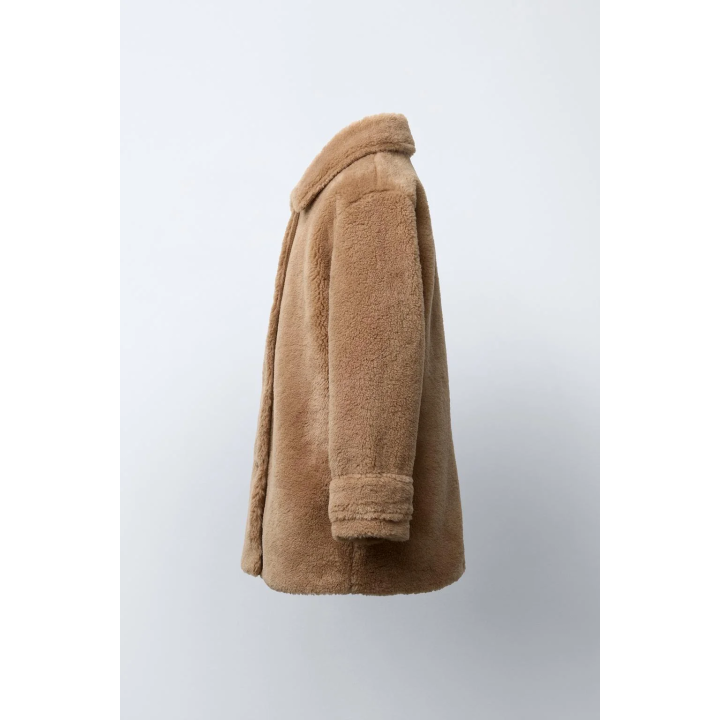 ПАЛЬТО ИЗ ИСКУССТВЕННОГО МЕХА