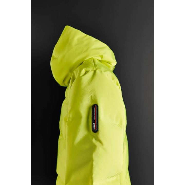 Пуховик с съемным капюшоном, ветрозащитная и водонепроницаемая куртка коллекции для катания на лыжах recco® system