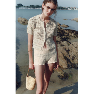 КАРДИГАН С АЖУРНЫМ УЗОРОМ