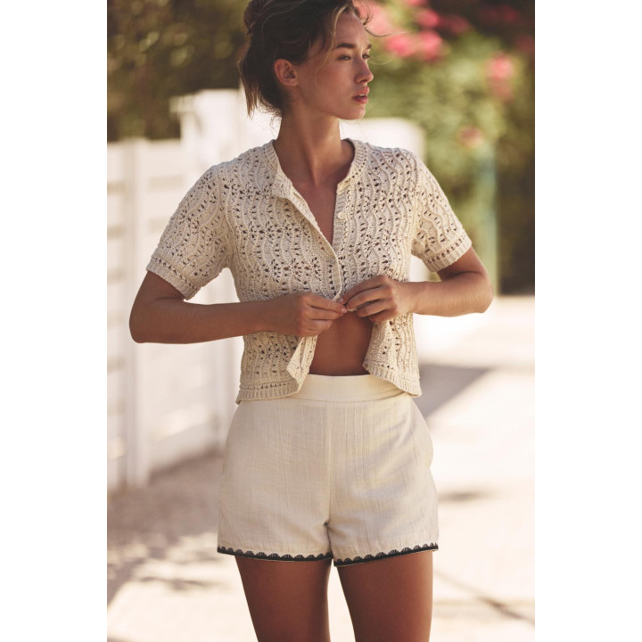 КАРДИГАН С АЖУРНЫМ УЗОРОМ