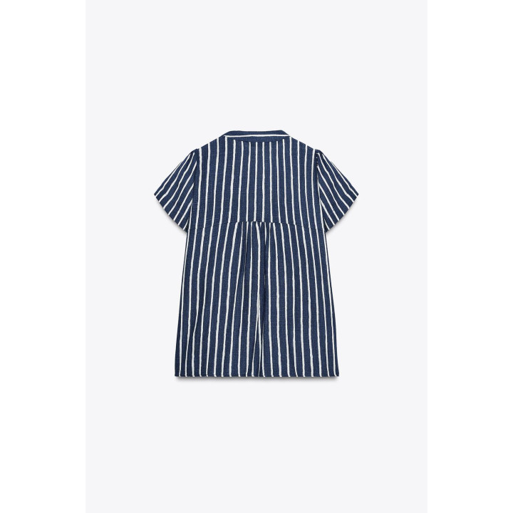 ПОЛОСАТАЯ РУБАШКА ИЗ ЛЬНА