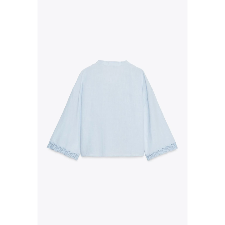 КОРОТКАЯ КРУЖЕВНАЯ РУБАШКА