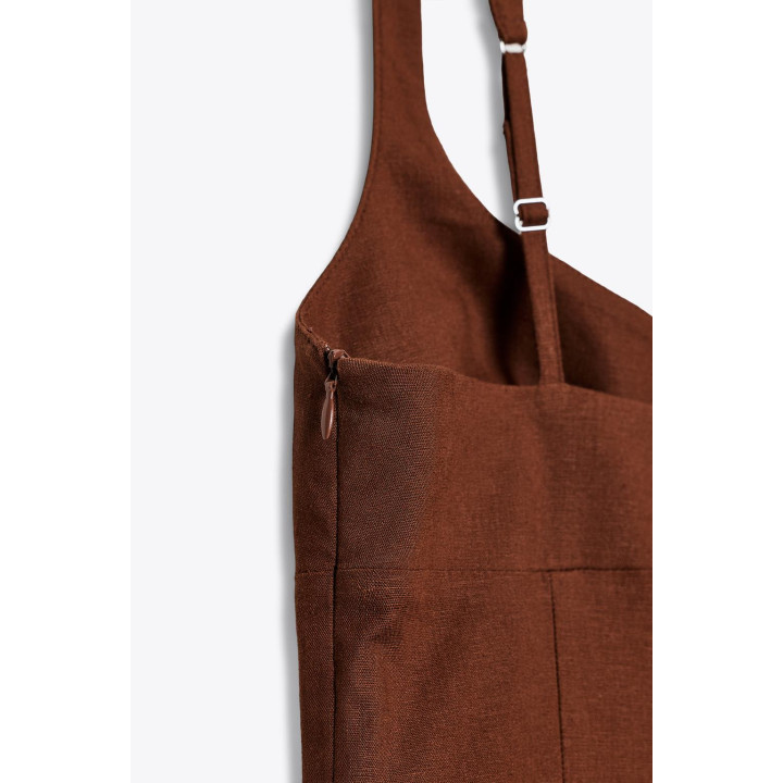 ПЛАТЬЕ-МИДИ ИЗО ЛЬНА