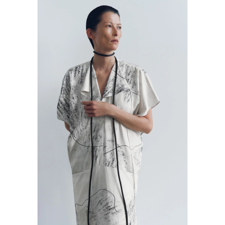 ПЛАТЬЕ МИДИ С ПРИНТОМ — ZW COLLECTION