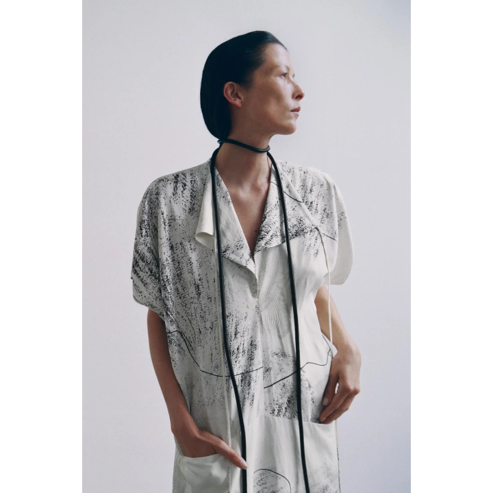 ПЛАТЬЕ МИДИ С ПРИНТОМ — ZW COLLECTION