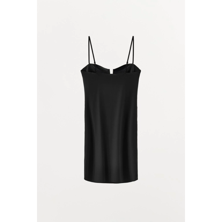 ПЛАТЬЕ ИЗ ПОЛИАМИДА С МЕТАЛЛИЧЕСКОЙ ДЕТАЛЬЮ